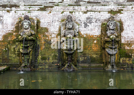 Goa Gajah ein Heiligtum in Bali. Stockfoto