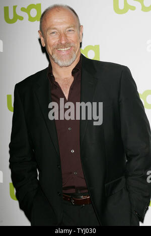 Corbin Bernsen der Show 'Psych' der USA Network "2007 Upfront" Veranstaltung für neue und wiederkehrende Programme, die Teil des Kabelfernsehen upcoming Lineup am 28. März 2007 in New York City wird beachtet. (UPI Foto/Monika Graff) Stockfoto