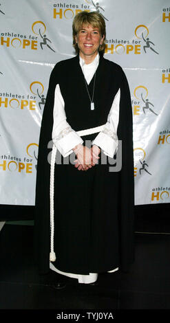 Andrea Jaeger besucht eine Pressekonferenz zum Start des neuen Athleten für Hoffnung gemeinnützige Organisation im Manhattan Center in New York am 25. April 2007 bekannt zu geben. (UPI Foto/Laura Cavanaugh) Stockfoto