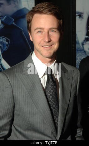 Schauspieler Edward Norton besucht die New York Premiere seines Films "Stolz und Herrlichkeit" am 15. Oktober 2008. (UPI Foto/Ezio Petersen) Stockfoto