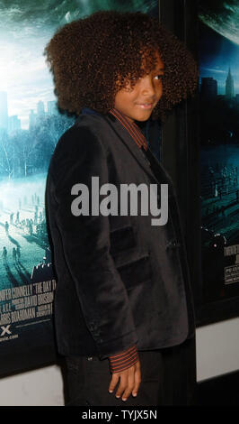 Schauspieler Jaden Smith (Sohn von Schauspieler Will Smith) kommt an der New York Premiere von seinem neuen Film "Der Tag, an dem die Erde stillstand" im AMC Loews Lincoln Square Theater in New York am 9. Dezember 2008. (UPI Foto/Ezio Petersen) Stockfoto