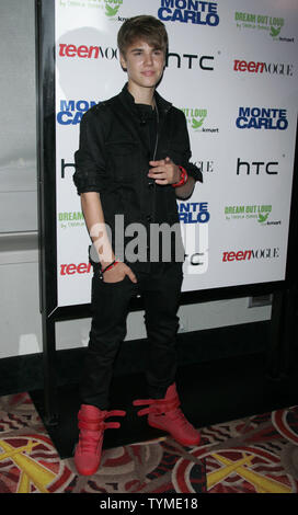 Justin Bieber kommt für die 'Monte Carlo' Screening im AMC Loews Lincoln Square Kino in New York am 23. Juni 2011. UPI/Laura Cavanaugh Stockfoto