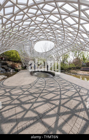 Landschaft der Garden Expo Park in Zhengzhou, Provinz Henan Stockfoto