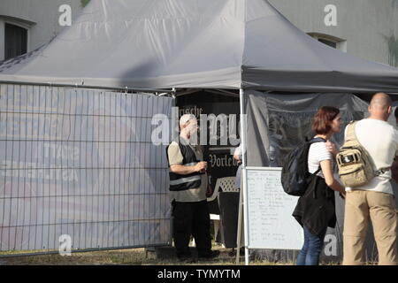 Bild und Schwert Festival sorgen für Polizei-Großeinsatz am 21.06.2019 in Ostritz Stockfoto