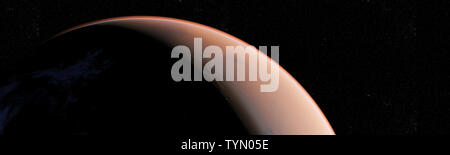 3D-Darstellung des Mars Stockfoto