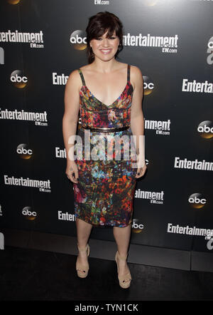 Kelly Clarkson besucht die Entertainment Weekly/ABC Upfront Party bei PH-D-Lounge auf der Dachterrasse im Dream Downtown New York Upfronts in New York City am 15. Mai 2012. UPI/John angelillo Stockfoto