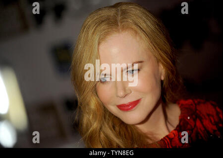 Nicole Kidman kommt auf dem roten Teppich an der Film Society 2012 vom Lincoln Center NYFF Gala Tribut an Nicole Kidman in der Alice Tully Hall in New York City am 3. Oktober 2012. UPI/Dennis Van Tine Stockfoto