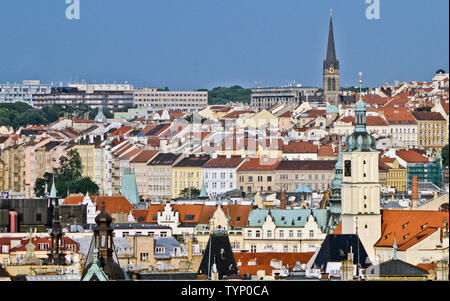 Panorama Prag 4, Tschechische Republik Stockfoto