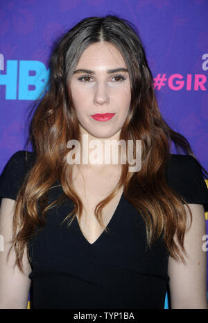 Zosia Mamet kommt auf dem roten Teppich an der HBO Jahreszeit drei Premiere von Mädchen bei Jazz im Lincoln Center in New York City am 6. Januar 2014. UPI/Dennis Van Tine Stockfoto