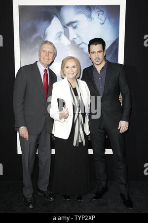 Colin Farrell und Eva Marie Saint ankommen auf dem roten Teppich bei der Weltpremiere von Wintermärchen im Ziegfeld Theatre in New York City am 11. Februar 2014. UPI/John angelillo Stockfoto