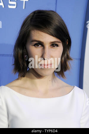 Zosia Mamet kommt auf dem roten Teppich an der X-Men: Tage der zukünftigen Vergangenheit Weltpremiere bei Jacob Javits Center in New York City am 10. Mai 2014. UPI/Dennis Van Tine Stockfoto