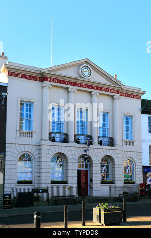 Das Rathaus, Ripon Stadt; North Yorkshire, England, Großbritannien Stockfoto
