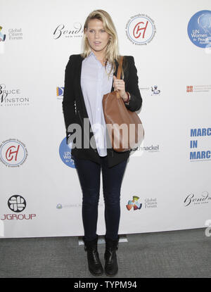 Alexandra Richards kommt an der UN-Frauen für den Frieden Verband der Internationale Frauentag Feier an der UNO-Delegierten Esszimmer und Terrasse in New York City am 6. März 2015. Foto von John angelillo/UPI Stockfoto