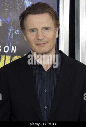 Liam Neeson kommt auf dem roten Teppich bei der Weltpremiere der Ganze Nacht bei AMC Lincoln Square in New York City am 9. März 2015. Foto von John angelillo/UPI Stockfoto