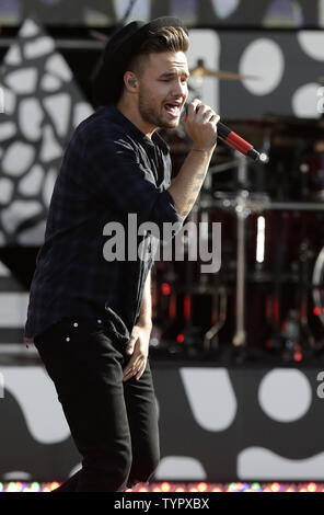 Liam Payne von einer Richtung führt auf der Good Morning America Show im Rumsey Spielfeld/SummerStage im Central Park in New York City am 4. August 2015. Foto von John angelillo/UPI Stockfoto