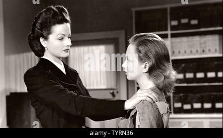 Die weißen Einhorn aka Bad Sister 1947 GFD Film mit Margaret Lockwood auf der linken Seite Stockfoto