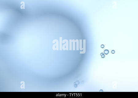 Methan Molekül mit blauem Hintergrund, 3D-Rendering Stockfoto