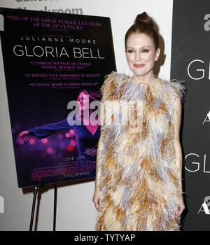 Schauspielerin Julianne Moore kommt für die Premiere ihres Films "Gloria Bell'im MOMA in New York, New York, USA, 04. März 2019. Foto von Jason Szenes/UPI Stockfoto