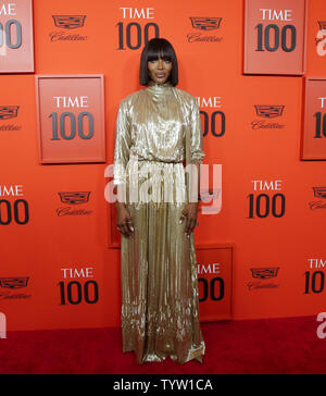 Naomi Campbell kommt auf dem roten Teppich an der 2019 Zeit 100 Gala im Frederick S. Rose Hall, Jazz at Lincoln Center am 23. April 2019 in New York City. Zeit 100 feiert Zeit, die Liste der 100 einflussreichsten Menschen der Welt. Foto von John angelillo/UPI Stockfoto