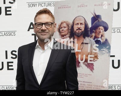 Kenneth Branagh kommt auf dem roten Teppich an der "Alles ist wahr" New York Premiere auf der Robin Williams Centre am 05 Mai, 2019 in New York City. Foto von John angelillo/UPI Stockfoto