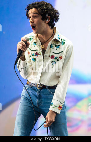 Landgraaf, Niederlande, 10. Juni 2019 Die 1975 live at Pinkpop Festival 2019 © Roberto Finizio / Alamy durchführen Stockfoto