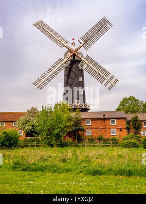 Skidby Windmühle, East Yorkshire, Großbritannien Stockfoto