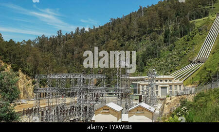 Die Hydro Power Station in tarraleah, Tasmanien Stockfoto