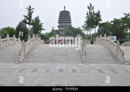 Tianning Tempel, Zhengding, Provinz Hebei Stockfoto