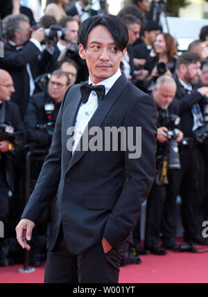Chang Chen kommt auf dem roten Teppich vor der Vorführung des Films "Asche ist die reinsten Weiß' an die 71. jährliche Internationale Filmfestspiele von Cannes in Cannes, Frankreich am 11. Mai 2018. Foto von David Silpa/UPI Stockfoto