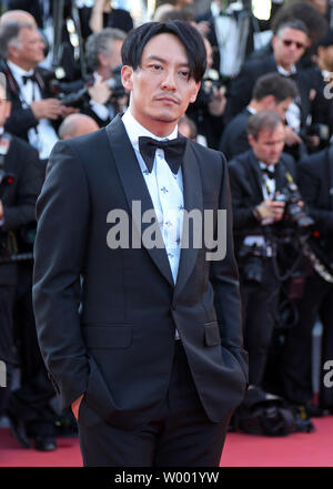 Chang Chen kommt auf dem roten Teppich vor der Vorführung des Films "Asche ist die reinsten Weiß' an die 71. jährliche Internationale Filmfestspiele von Cannes in Cannes, Frankreich am 11. Mai 2018. Foto von David Silpa/UPI Stockfoto