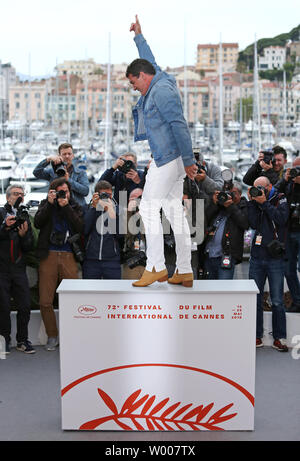 Antonio Banderas ist an einem Fotoshooting für den Film "Schmerz und Herrlichkeit" während die 72. jährliche Internationale Filmfestspiele von Cannes in Cannes, Frankreich am 18. Mai 2019. Foto von David Silpa/UPI Stockfoto