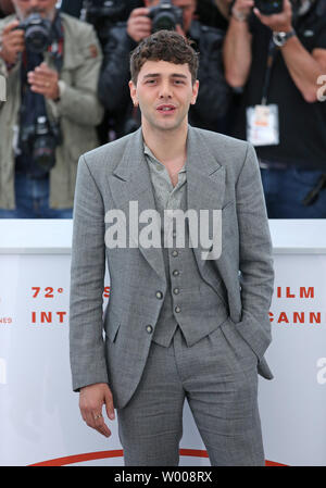 Xavier Dolan ist an einem Fotoshooting für den Film 'Matthias und Maxime' während die 72. jährliche Internationale Filmfestspiele von Cannes in Cannes, Frankreich am 23. Mai 2019. Foto von David Silpa/UPI Stockfoto