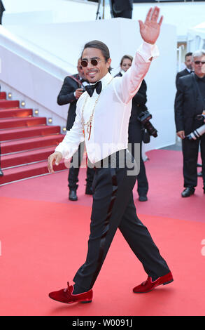 Nusret Gokce (aka Salz Bae) Ankunft auf dem roten Teppich vor der Vorführung des Films "Der Verräter" auf dem 72. jährlichen Cannes International Film Festival in Cannes, Frankreich am 23. Mai 2019. Foto von David Silpa/UPI Stockfoto