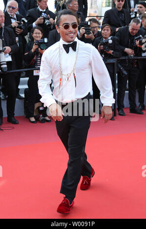Nusret Gokce (aka Salz Bae) Ankunft auf dem roten Teppich vor der Vorführung des Films "Der Verräter" auf dem 72. jährlichen Cannes International Film Festival in Cannes, Frankreich am 23. Mai 2019. Foto von David Silpa/UPI Stockfoto
