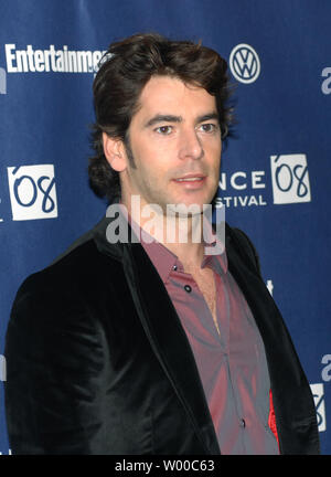 Schauspieler Eduardo Noriega besucht die Premiere seines Films "transsiberian" an der Eccles Theater während des Sundance Film Festival in Park City, Utah am 18. Januar 2008. (UPI Foto/Alexis C Glenn) Stockfoto