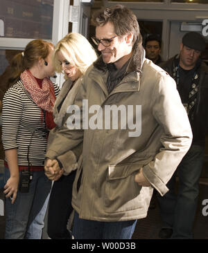 Jim Carrey und Jenny McCarthy Besuchen die Premiere von "ich liebe Dich Phillip Morris" auf dem Sundance Film Festival 2009 in Park City, Utah am 18. Januar 2009. Das Festival feiert sein 25-jähriges Bestehen. (UPI Foto/Gary C. Caskey) Stockfoto