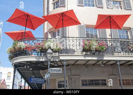 Blick auf die Governor Seafood & Oyster Bar in New Orleans, Louisiana, USA Stockfoto