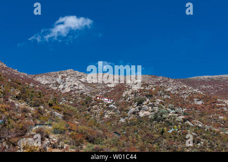 Qingpu Praxis Land, Shannan, Tibet Stockfoto