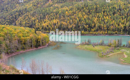 Kanas Wolong Bay Stockfoto