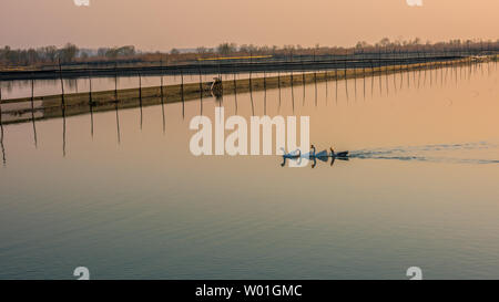 In Hongze District, Ningbo City, Provinz Jiangsu fotografiert. Stockfoto