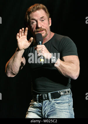 Schauspieler/Schauspieler Danny Bonaduce führt als Teil seiner 'Danny Bonaduce und Freunde zeigen Pechanga Resort's Indian Reservation und das Kasino in Temecula, Kalifornien am 12. Januar 2007. (UPI Foto/Roger Williams). Stockfoto