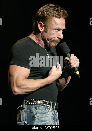 Schauspieler/Schauspieler Danny Bonaduce führt als Teil seiner 'Danny Bonaduce und Freunde zeigen Pechanga Resort's Indian Reservation und das Kasino in Temecula, Kalifornien am 12. Januar 2007. (UPI Foto/Roger Williams). Stockfoto