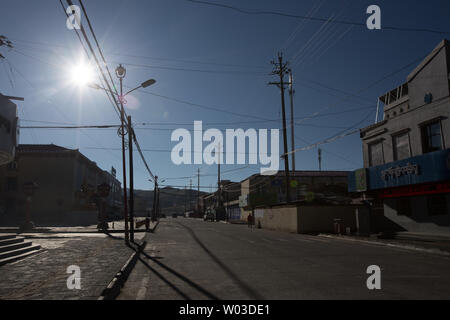 Landschaft von mardo County, Qinghai Stockfoto