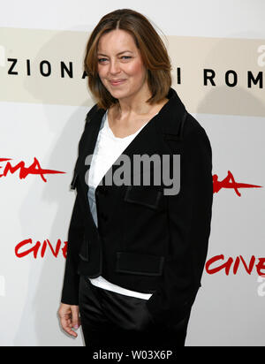 Schauspielerin Greta Scacchi kommt an der Rom Filmfestival in Rom am 20. Oktober 2007. Scacchi ist in Rom mit dem Film 'L'Amour Cache (versteckten)". (UPI Foto/David Silpa) Stockfoto