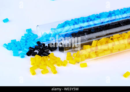 PVC-Polymer Material Polyvinylchlorid Stockfoto