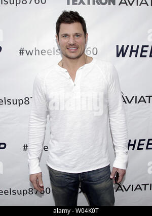Nick Lachey kommt an der Räder bis Super Samstag Heckklappe Partei, eines der Ereignisse, die bis zum Super Bowl XLIX, MAYA Tag + Nachtklub in Scottsdale, AZ Am 31. Januar 2015. Super Bowl XLIV kennzeichnet die Seattle Seahawks und die New England Patriots am 1. Februar an der Universität von Phoenix Stadium in Glendale, Arizona. Foto von John angelillo/UPI Stockfoto