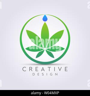 Schöne, moderne und luxuriöse Blume vektor design. Elegante Blatt Symbol für Gesundheit, Kosmetik, Wellness, Friseursalon, Boutique. Feminine logo und goldfarbenen t Stock Vektor