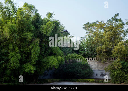 Chibi antike Schlachtfeld Landschaft Stockfoto