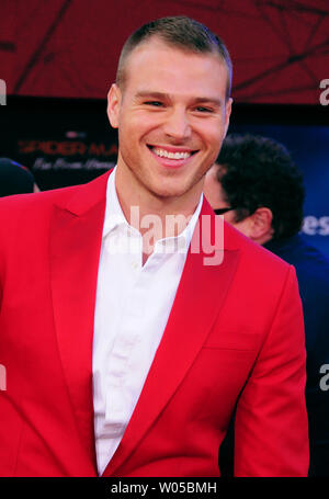 Hollywood, Kalifornien, USA, 26. Juni 2019 Schauspieler Matthew Noszka besucht Kolumbien Bilder der Weltpremiere von 'Spider-Man weit weg von zu Hause, präsentiert "Am 26. Juni 2019 in TCl Chinese Theatre in Hollywood, Kalifornien, USA. Foto von Barry King/Alamy leben Nachrichten Stockfoto