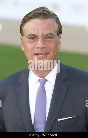 Aaron Sorkin kommt an der Premiere von 'Moneyball' im Paramount Theater der Künste in Oakland, Kalifornien am 19. September 2011. UPI/Mohammad Kheirkhah Stockfoto